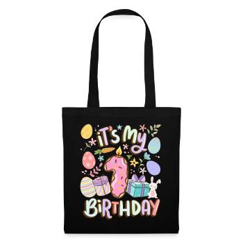 It's my 1 birthday Easter Donut Holiday - Tote Bag - black - Front