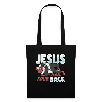 Jesus has your back Design for God Beli - Tote Bag - black - Front