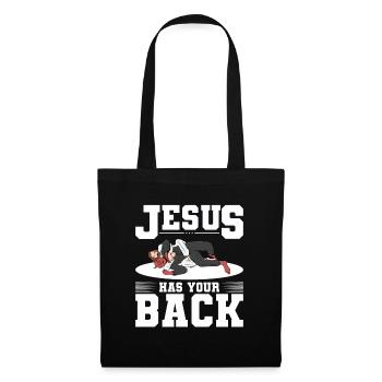 Jesus has your back Design for God Beli - Tote Bag - black - Front