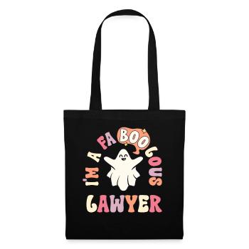Faboolous Lawyer Retro Halloween Attorney - Tote Bag - black - Front