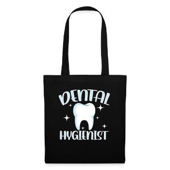Hygiéniste dentaire Dentiste Équipe d’hygiène dentaire - Sac en tissu - noir - Devant