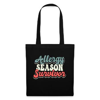 Allergy Season Survivor Shirt Gift - Tote Bag - black - Front