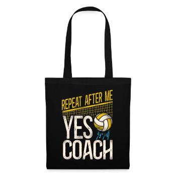 Water Polo Coach Vintage Repeat - Tote Bag - black - Front