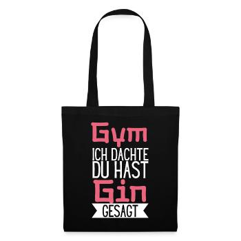 Tonic Sans alcool est en quelque sorte Ginlos Gin - Sac en tissu - noir - Devant