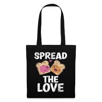 Répandez le sort d’amour avec de l’art cool - Sac en tissu - noir - Devant