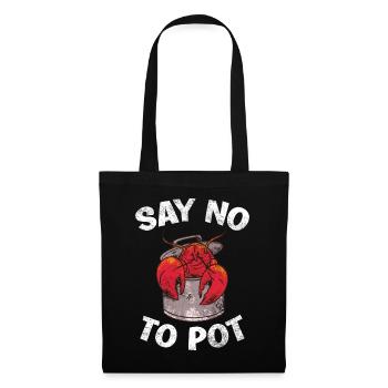 Say no to cool art at the lobster festival - Tote Bag - black - Front