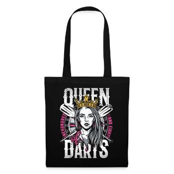 Retro Dart Motifs & Vintage Dartboard 180 Dart - Tote Bag - black - Front