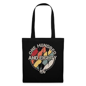 Retro Dart Motifs & Vintage Dartboard 180 Dart - Tote Bag - black - Front