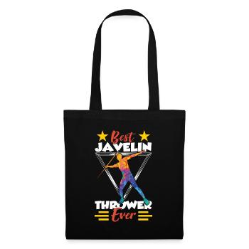 Meilleur lanceur de javelot de tous les temps Lancer de javelot - Sac en tissu - noir - Devant