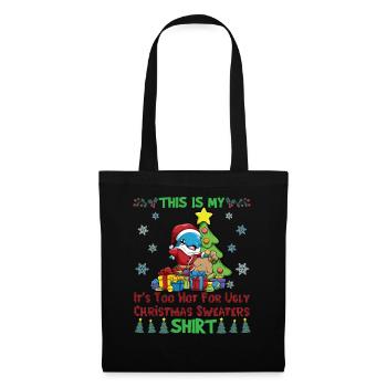 This Is My It's Too Hot For Ugly Christmas Sweater - Tote Bag - black - Front