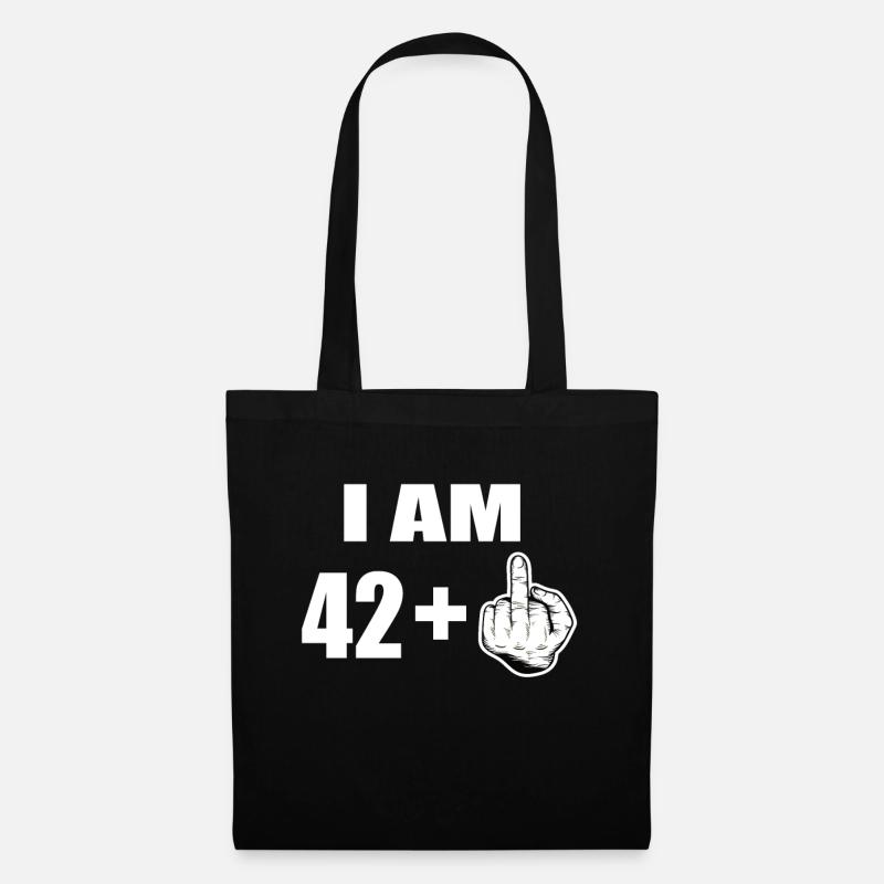43e anniversaire - Sac en tissu - noir