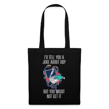 Cybersécurité - Informaticien de sécurité informatique - Sac en tissu - noir - Devant