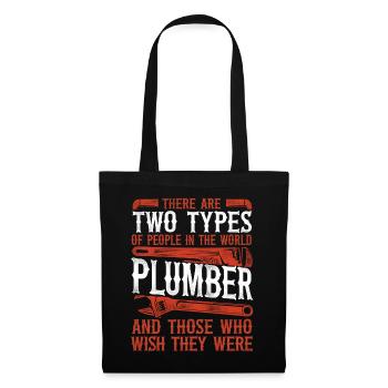 Plumbing Plumber Vintage There Are - Tote Bag - black - Front