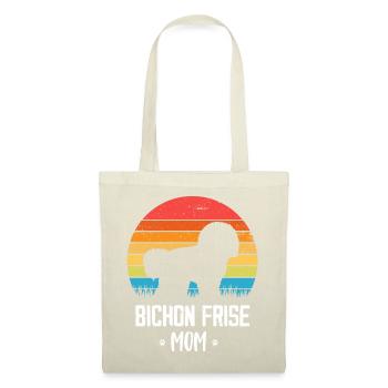 Bichon Frise - Sac en tissu - nature - Devant