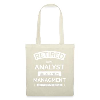 Analyste de données à la retraite - Sac en tissu - nature - Devant