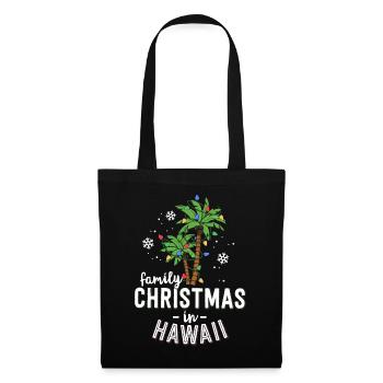 Family Christmas In Hawaii Palm Trees Xmas Beach - Tote Bag - black - Front