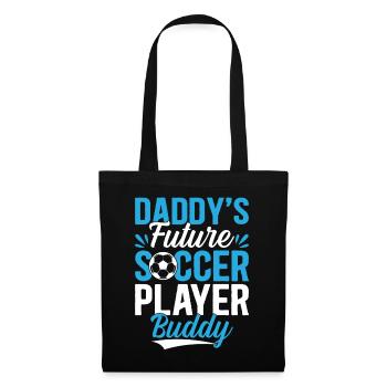 Soccer - Daddy's Future Soccer Player Buddy - Socc - Stoffbeutel - Schwarz - Vorne
