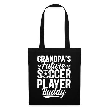 Soccer Boys - Grandpa's Future Soccer Player Buddy - Tote Bag - black - Front