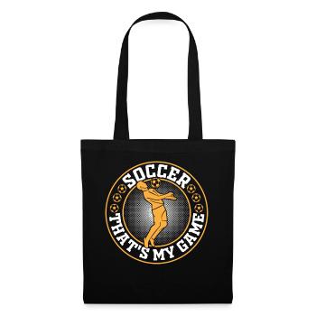 Soccer That's My Game - Playing Soccer Player - Tote Bag - black - Front
