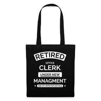 Retired officer cadets - Tote Bag - black - Front