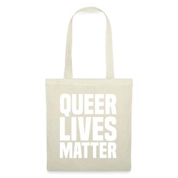 Queer Lives Matter - Sac en tissu - nature - Devant