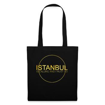 Istanbul - Sac en tissu - noir - Devant