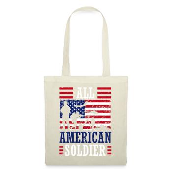 All American Soldier 4 juillet Soldier Independence - Sac en tissu - nature - Devant