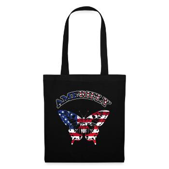 Amerifly July 4 Butterfly Wings - Tote Bag - black - Front
