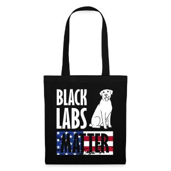 Black Labs Matter July 4 Dog Lovers - Tote Bag - black - Front