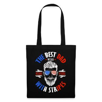 Les meilleurs vêtements Papa 4 juillet Feux d’artifice - Sac en tissu - noir - Devant