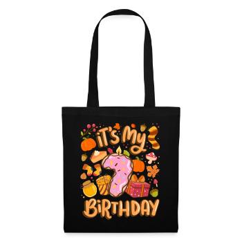 It's my 7 birthday autumn maple leaf autumn - Tote Bag - black - Front