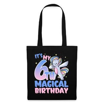 It's my 6th magical birthday - Tote Bag - black - Front