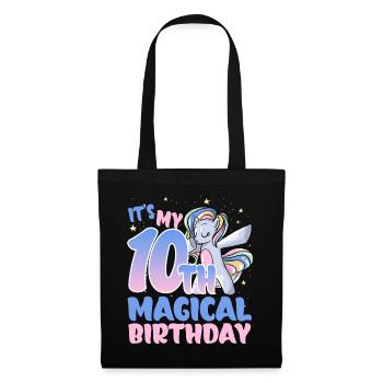 It's my 10th magical birthday - Tote Bag - black - Front
