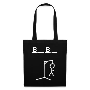 Galgenraten Hangman B_B_ par HOB Products - Sac en tissu - noir - Devant