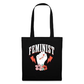Féministe Droits des femmes Féminisme Féministe - Sac en tissu - noir - Devant