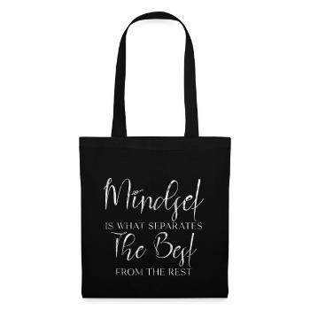 mindset is what separates the best from the rest 3 - Tote Bag - black - Front