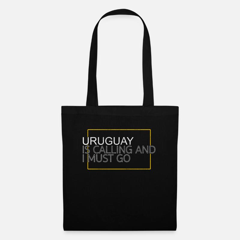 Uruguay Spruch - Stoffbeutel - Schwarz