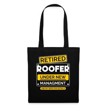 Roofer Retirement - Tote Bag - black - Front
