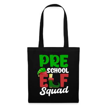 Pre Schol Christmas Elf Squad - Stoffbeutel - Schwarz - Vorne