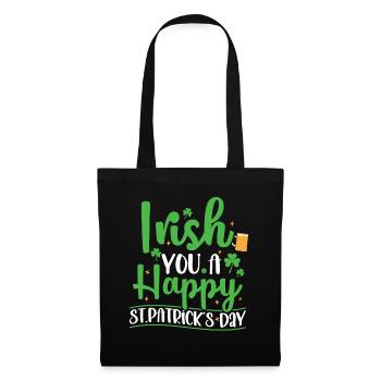 Irish You A Happy St. Patrick's Day Green - Tote Bag - black - Front