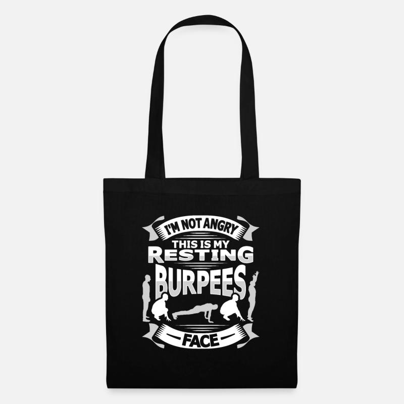 Burpees - Tote Bag - black