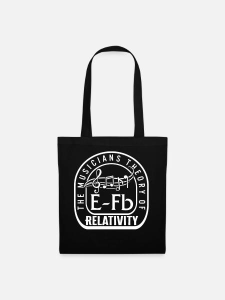 Musiklehrer-Shirt, E=Fb Musician's Theory Music - Stoffbeutel - Schwarz