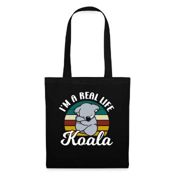 Je suis un vrai koala animal koalas koalas mignon koala ours - Sac en tissu - noir - Devant