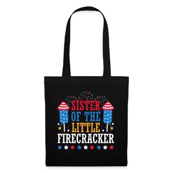 The sister of the little firecracker 4. - Tote Bag - black - Front