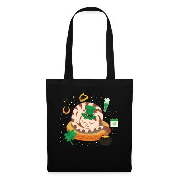 Adorable Holiday Kitten Sleepy Cat St. - Tote Bag - black - Front