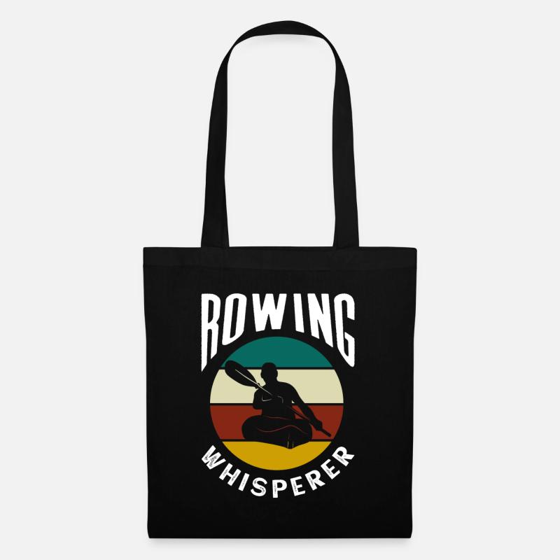 Rangées Chuchoteurs Rameurs Aviron - Sac en tissu - noir