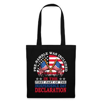 Pre-ramble was included July 4 - Tote Bag - black - Front