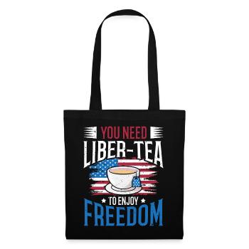 They need Liber-tea to enjoy the freedom of the 4th century. - Tote Bag - black - Front