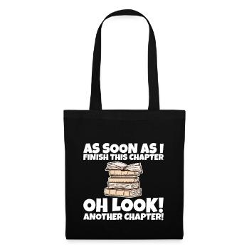 As Soon As I Finish This Chapter 2 - Tote Bag - black - Front