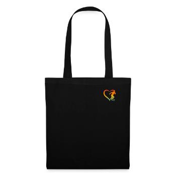 Soccer Player Soccer Heart Soccer Player - Tote Bag - black - Front